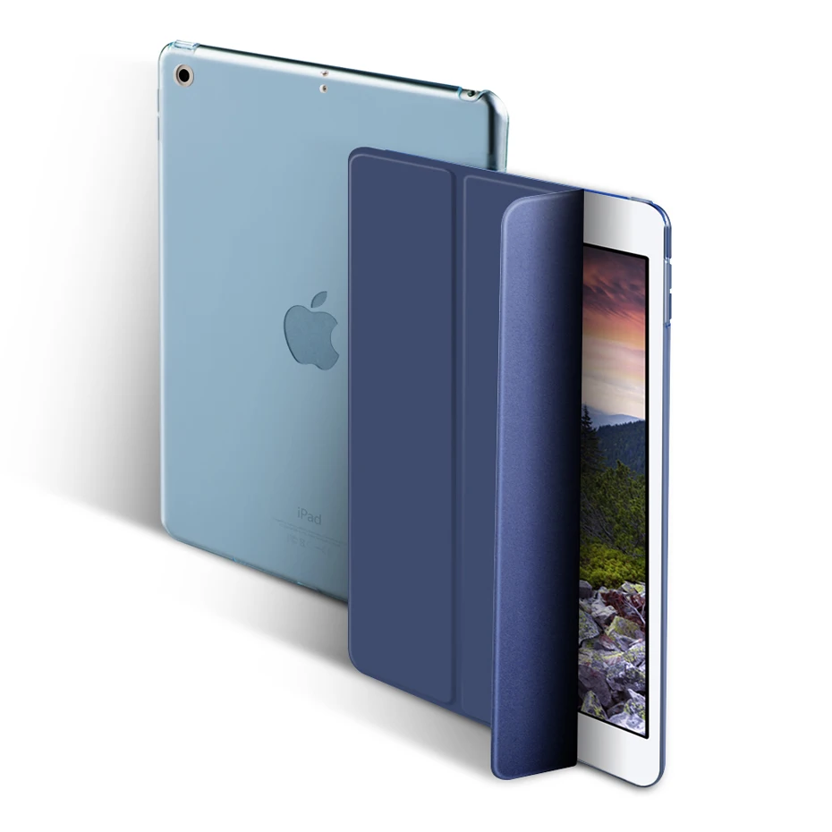 Чехол для iPad 9,7 Тонкий Магнитный чехол-книжка с функцией подставки умной крышкой для iPad 6th 5th Generation A1893 A1954 A1822 A1823 Funda+ подарки