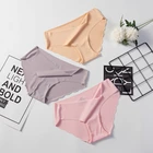 Горячие сексуальные женские трусики, нижнее белье, бесшовные однотонные трусики, женские удобные трусы с низкой талией, женское нижнее белье, мягкое женское белье