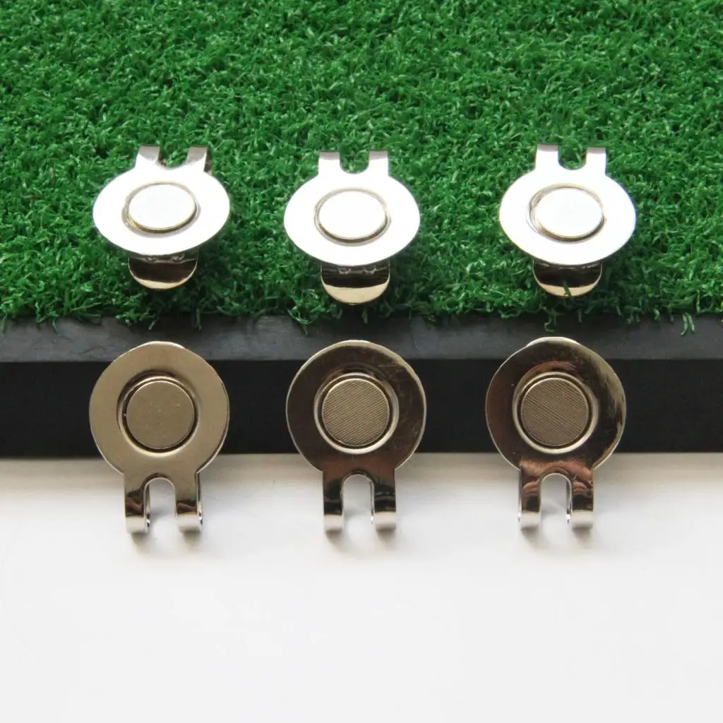 

6 Pack Golf Hat Clips, Collocates with Any Size / Type of Ball Markers