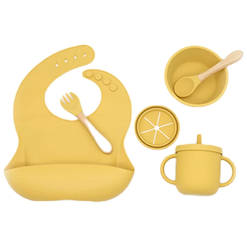 6 шт. силиконовые тарелки для кормления младенцев | Мать и ребенок