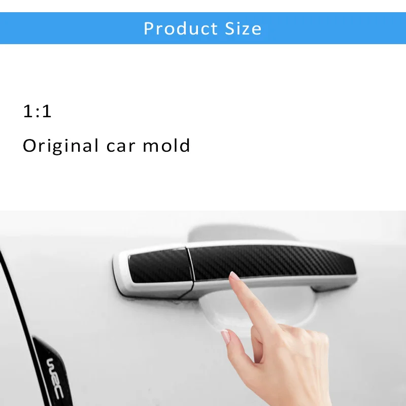 Высококачественные декоративные наклейки NOANS для дверной ручки автомобиля 4