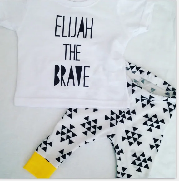 Комплекты одежды для маленьких мальчиков Повседневная футболка + штаны