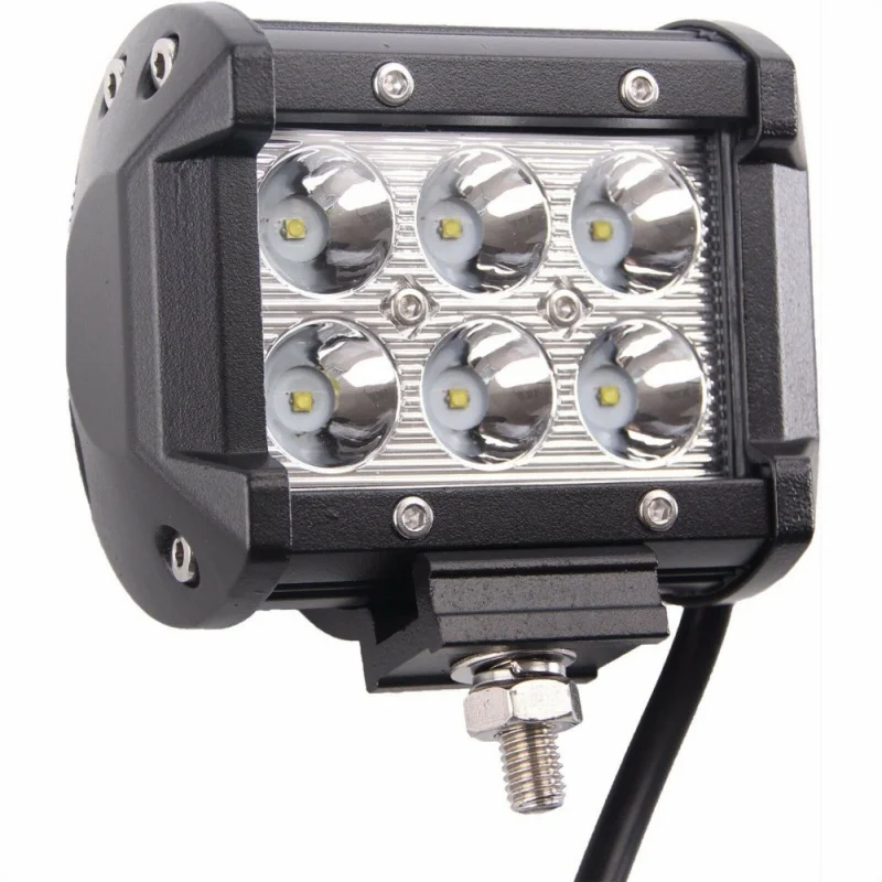 Водонепроницаемый светодиодный фонарь для внедорожника 18 Вт 6000K 12 В прожектор