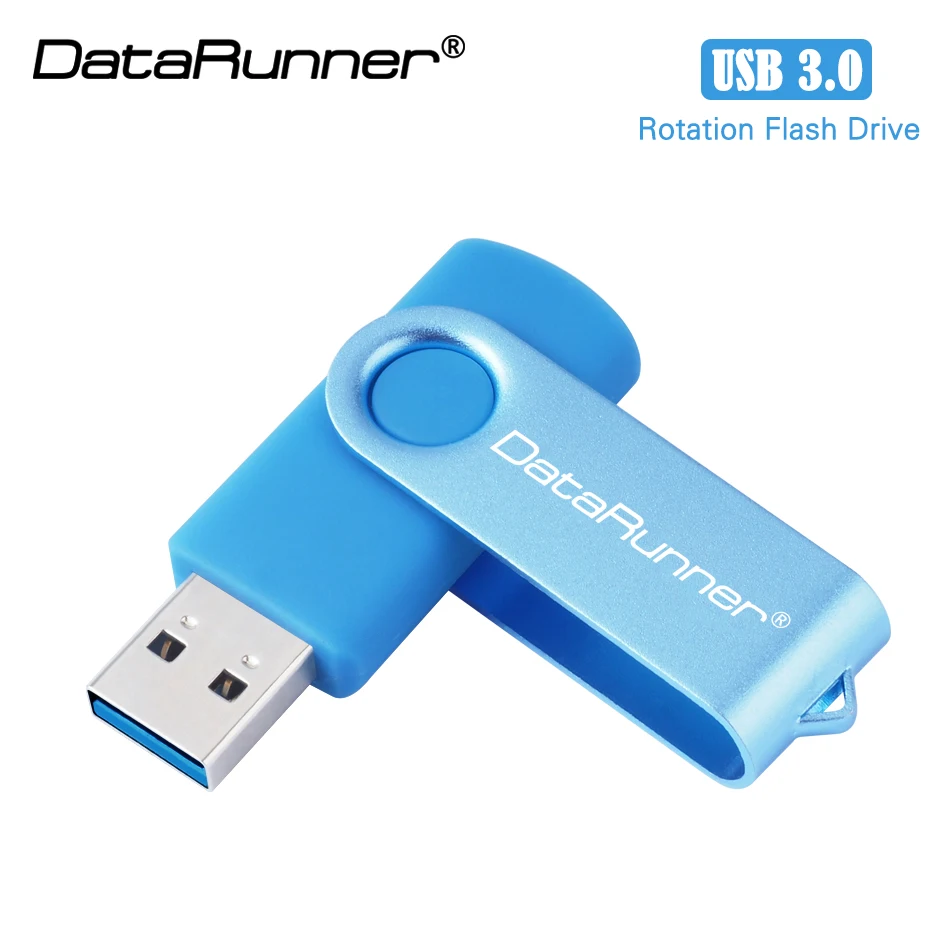 Горячая Распродажа DataRunner USB флеш накопитель вращающийся дизайн 256 ГБ 128 64 32 16 8