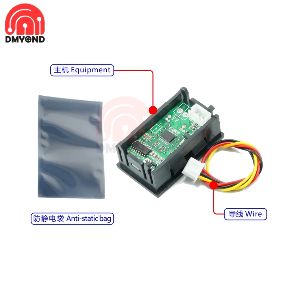 0 56 дюймов DC 0-33 000 V (0-33V) светодиодный цифровой вольтметр 5-знака после запятой бит