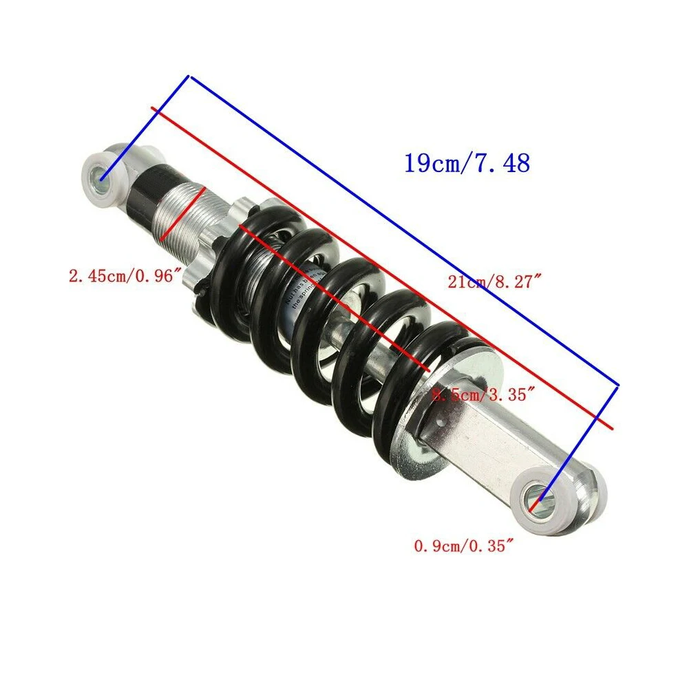 

200mm 1200lb Mini Moto Anti-vibration Spring ATV Quad Bike Go Kart Universal Outdoor Off-Road Shock Absorber Rear Suspension