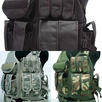tactical vest molle nylon combat paintball airsoft vest hunting cs training camouflage vest