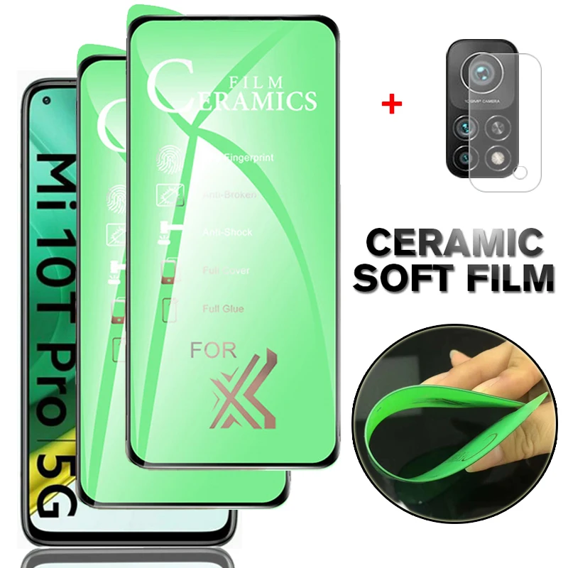 мягкое керамическое стекло для mi10t pro HD защитное mi 10t ксиоми ми10т про пленка камеры