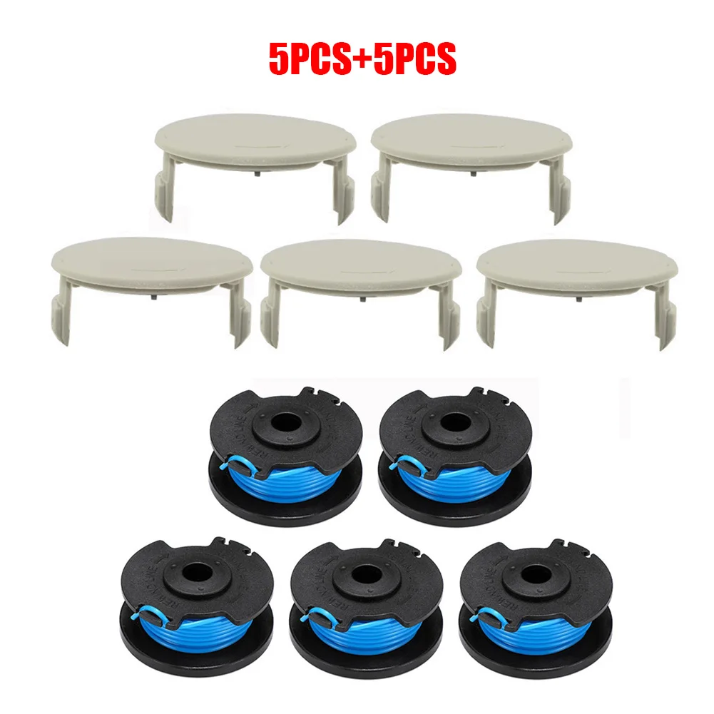 5 комплектов шпуля и крышка для триммера Ryobi RAC124 OLT1831S RLT1830H13 OLT1831|Детали