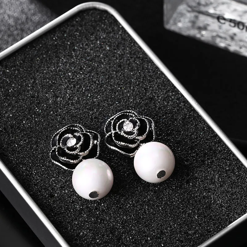 Новые модные жемчужные 5 серьги для женщин бижутерия Роскошные Жемчужные Серьги
