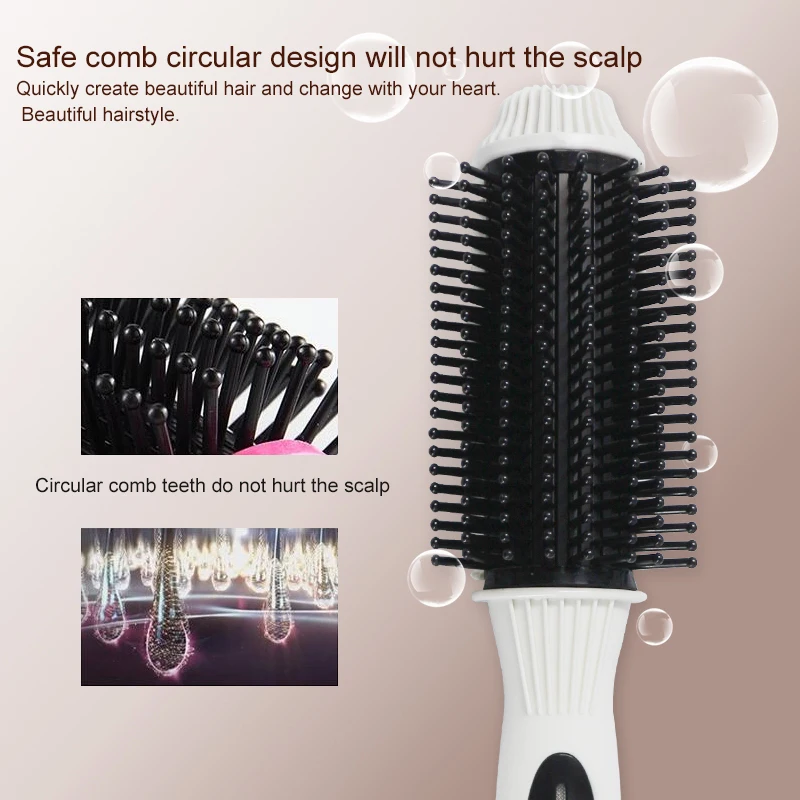 2 в 1 расческа для выпрямления волос профессиональные щипцы завивки белые розовые