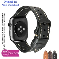 100 genuine leather band for iwatch series 76se543 45mm 41mm 44mm 40mm 42mm 38mm nature leather apple watch strap bracelet