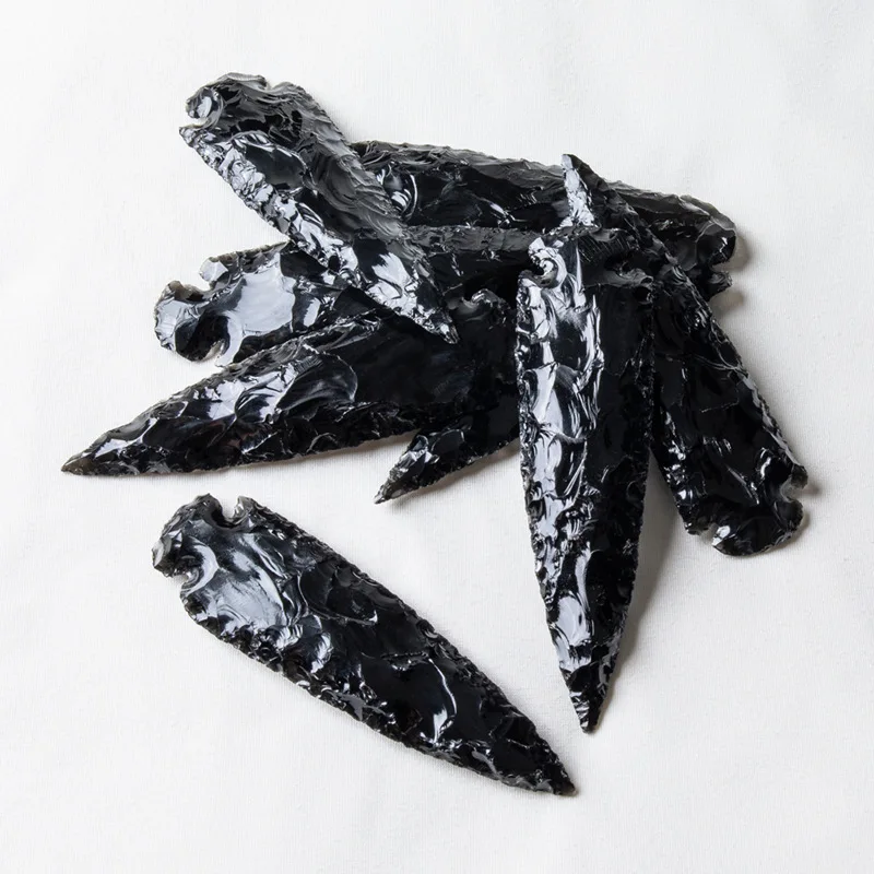 

3.5-4cm natural obsidian arrowhead 1pc