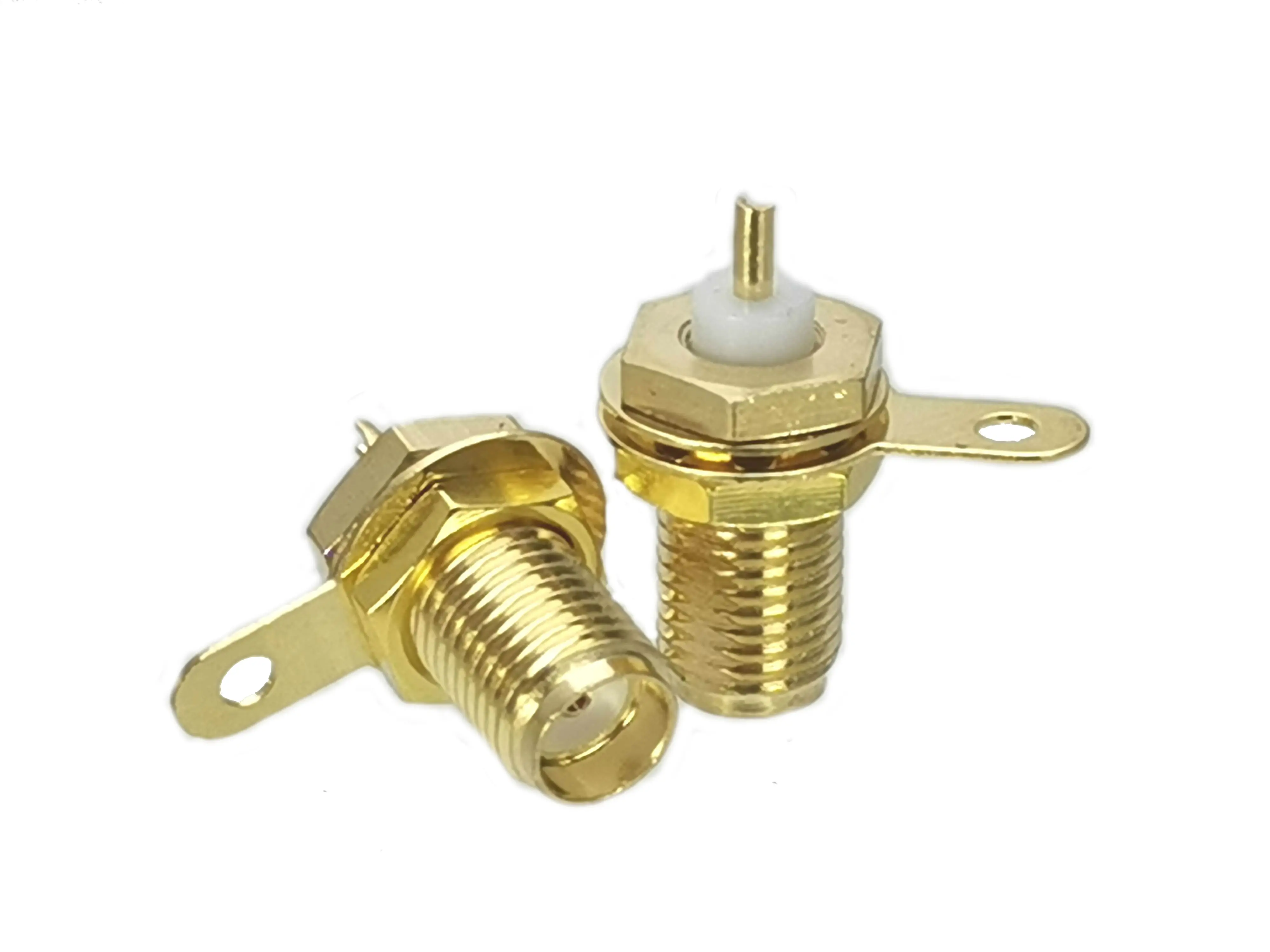 

1 шт. разъем SMA разъем Гайка ручка для пайки PTFE Панельное крепление RF адаптер коаксиальный высокое качество