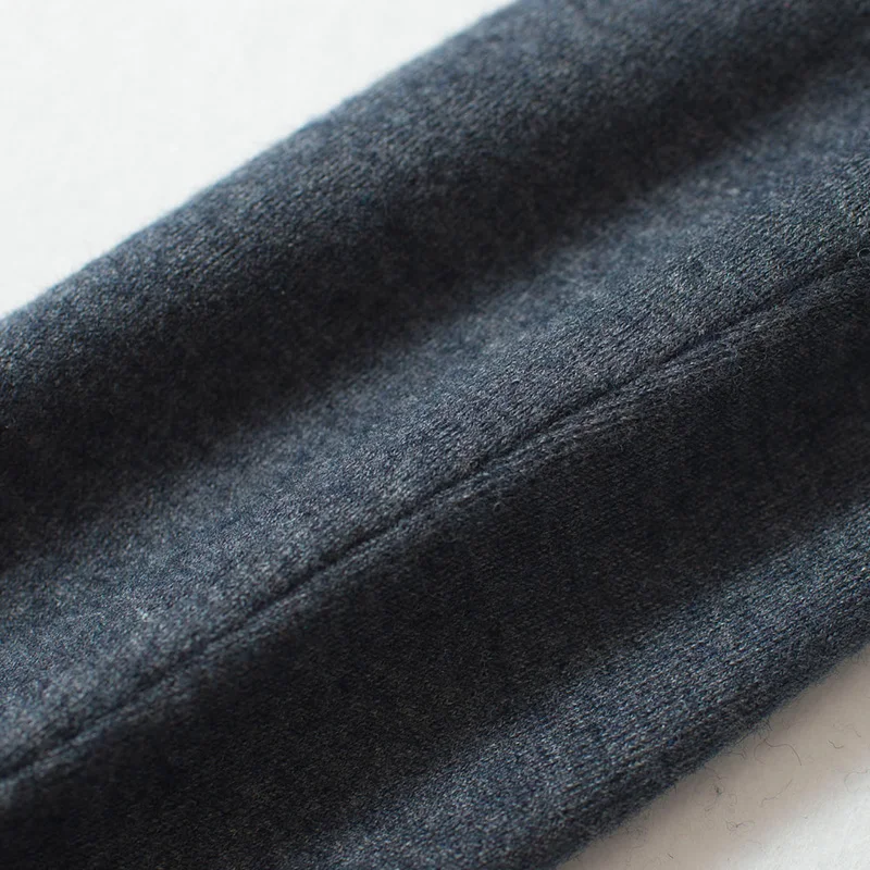 Мужские трикотажные брюки YSC теплые из смесового кашемира и шерсти длинные штаны