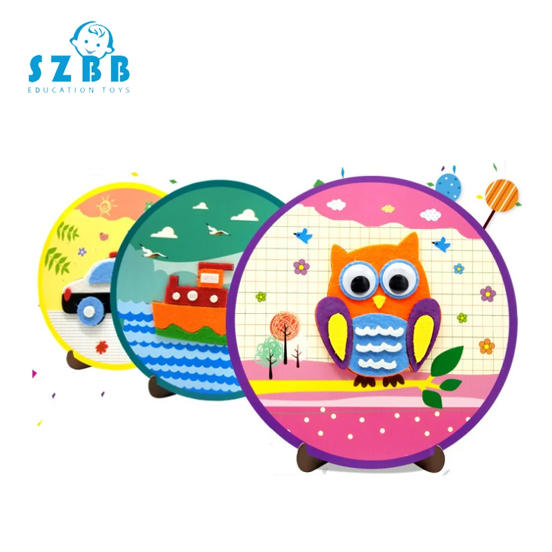 SZ паровые DIY Нетканые наклейки мультфильм серия случайный ручной работы паста