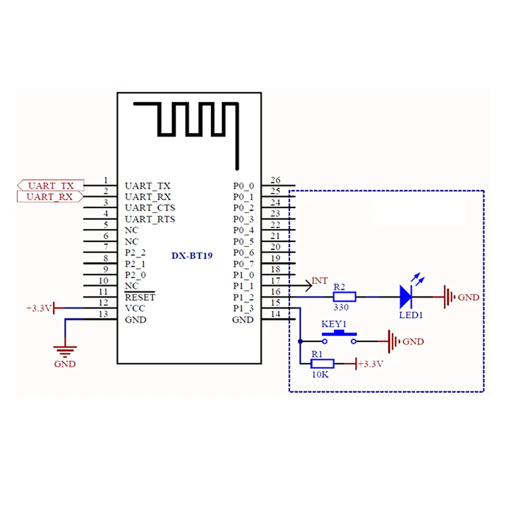 CC2541 мастер GFSK беспроводной Bluetooth модуль передатчика РЧ BLE4.0 UART DC 3,3 В 2,4 ГГц ISM низкое энергопотребление