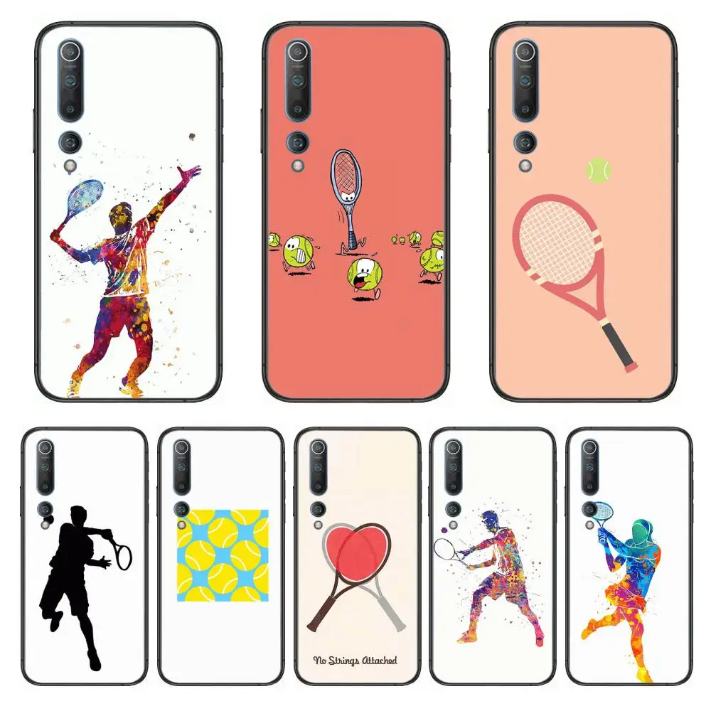 

Tennis lovers tennis Prince Phone Case For xiaomi mi11 5g 10 liti Ultra 9Pro SE 3 8 Note Anime Black Cover Silicone Back Pretty