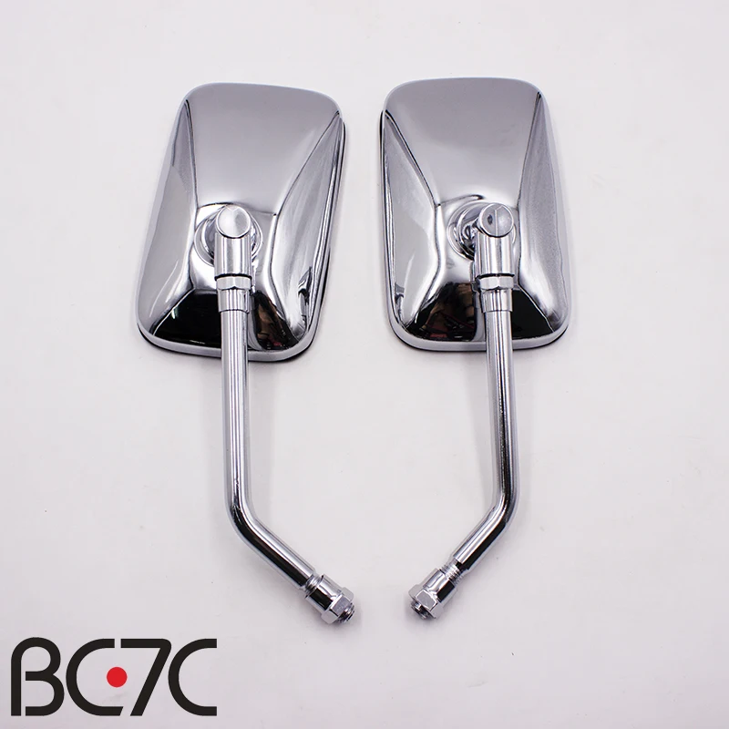 Мотоциклетное прямоугольное черное зеркало заднего вида мотоциклетное