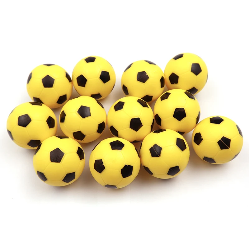 Новинка 2 шт. черно-желтые настольные футбольные мячи 36 мм 1 42 дюйма из