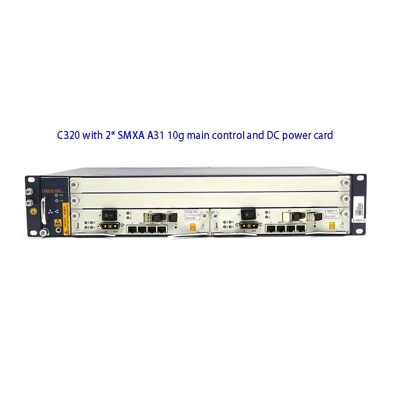 Новинка Z T E ZXA10 C320 Mini OLT 8 61 GPON EPON PRAM DC + AC SMXA A30 A31 10g Uplink C300 GTGO GTGH | Мобильные телефоны и