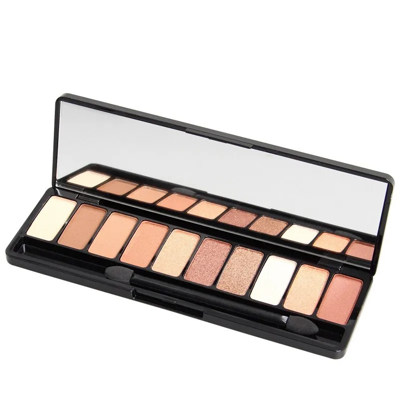 10 цветов матовые пигментные блестящие тени для век водостойкие долговечные