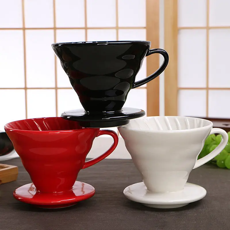 Керамический кофейный капельный двигатель V60 Hario капельная машина для кофе