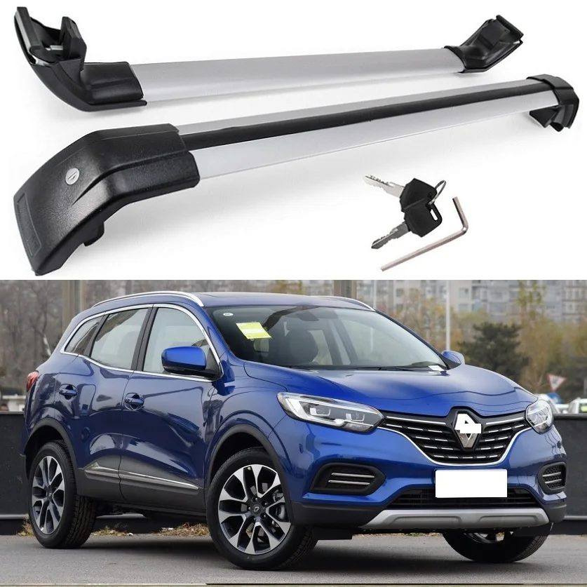 Запираемый для Renault Kadjar 2015 2019 багажная полка багажа багажник на крышу рейка