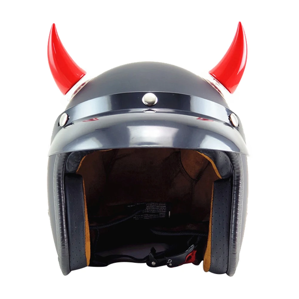 

Universal Motorcycle Helmet Corner Plastic Resilient Silicone Suction Cup Soft Horn Decoration Headwear Rubber Horn Decoration