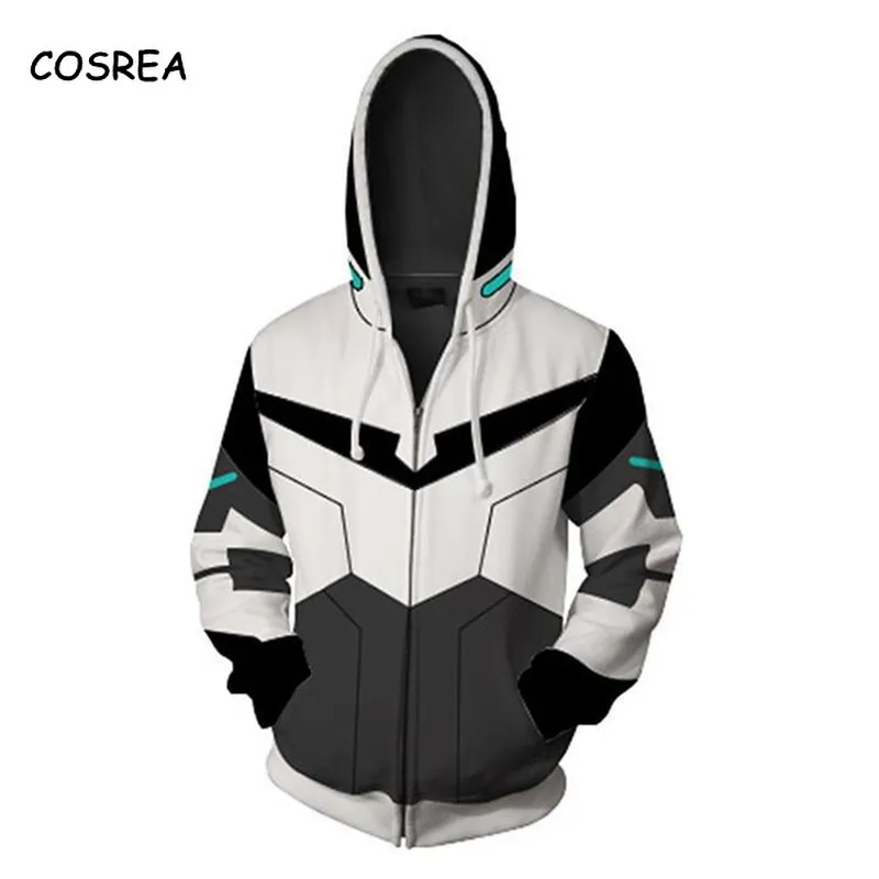 Укороченная Толстовка Voltron спортивный Свитшот Shiro/Keith/hunk/Pidge/с длинным рукавом