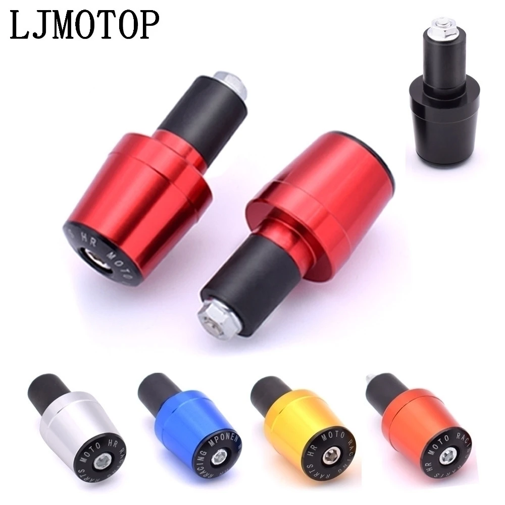 

Motorcycle 7/8"22MM CNC Handlebar Grips Handle Bar Cap End Plugs For YAMAHA TMAX 530 2012-2016 500 2008-2011