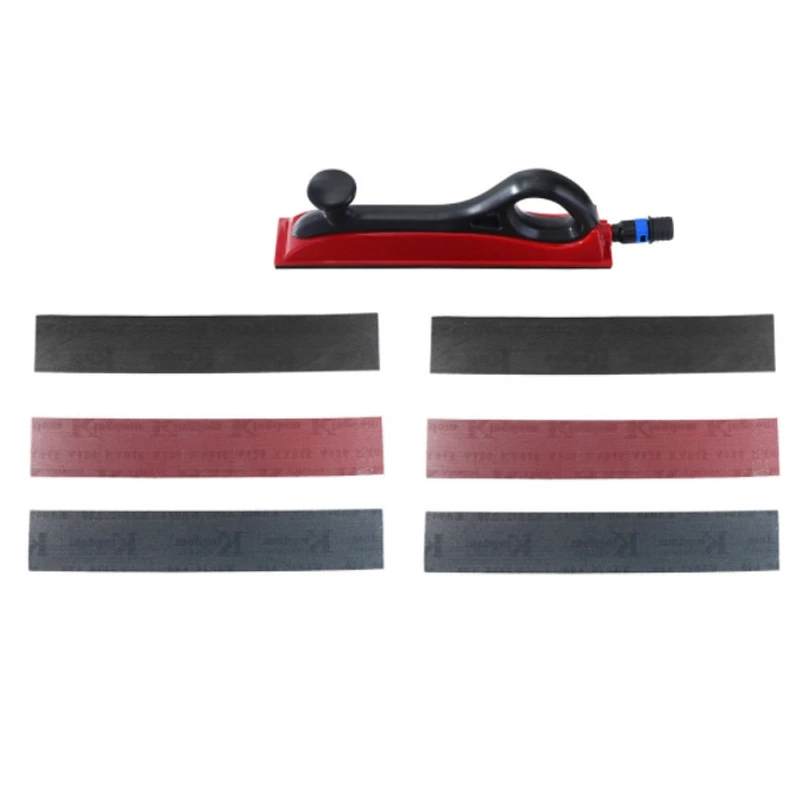 

16Inch Sandpaper Block Plastic Dust Removal Sandpaper Holder 80-240 Grit Hook and Loop Sanding Pad for Polishing