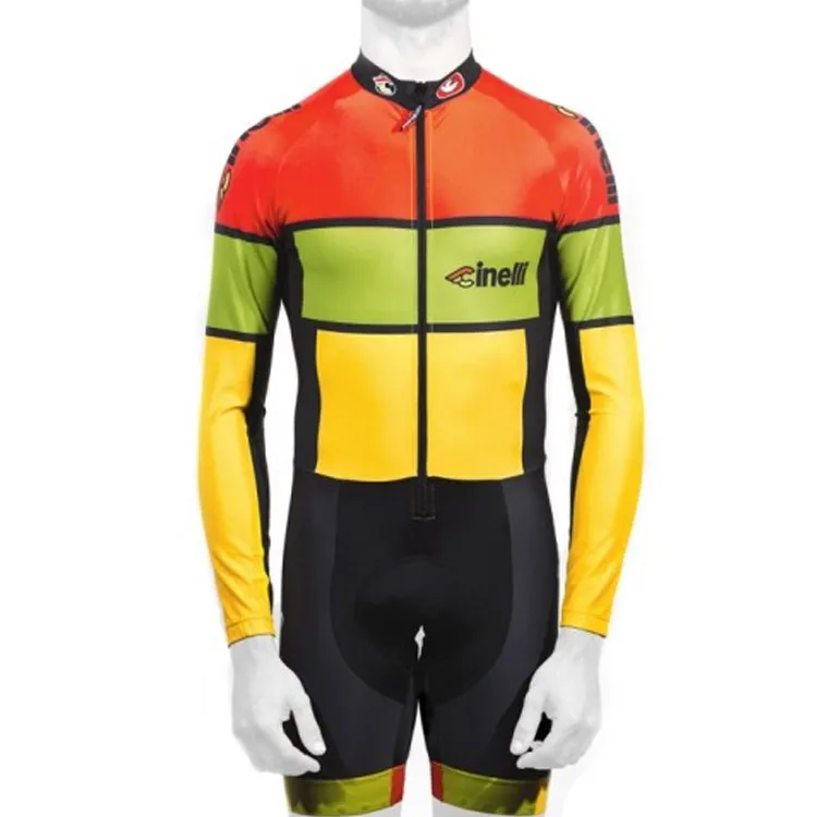 Cinelli usa team skinsuit летний велосипед триатлонный комбинезон велосипедный трикостюм speedsuit одежда conjunto Униформа ciclismo hombre - Цвет: skinsuits