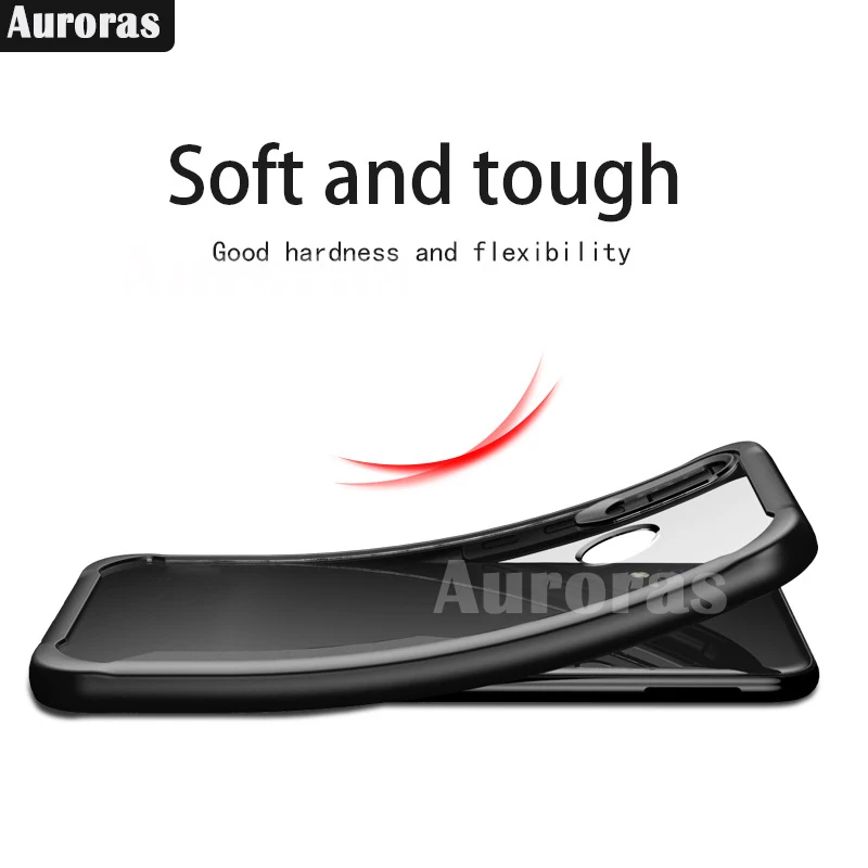 Auroras для Infinix Hot 8 чехол официальный противоударный прозрачный с мягкой рамкой чехол для infinix hot8 анти-осень чехол с "воздушной подушкой"