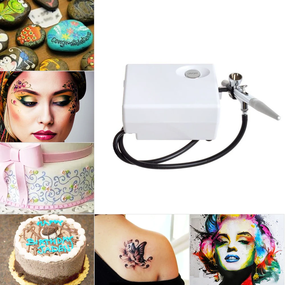 Многоцелевой распылитель для аэрографа розовый белый черный с портативным