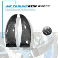 motorcycle front disc cooling air ducts brake caliper cooler channel carbon fiber for ducati 1199 panigale 1199s 2012 2014