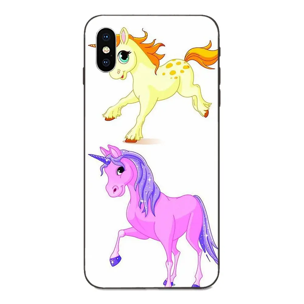 Радужный единорог летающий прекрасный для Huawei nova 2 2S 3i 4 4e 5i Y3 Y5 II Y6 Y7 Y9 Lite Plus Prime Pro 2017