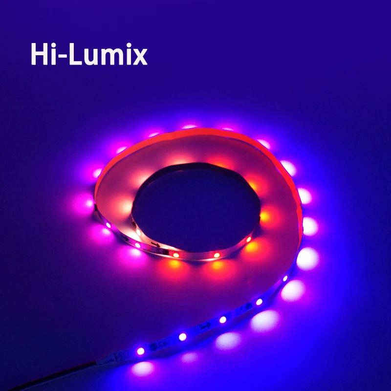 Светодиодная ленсветильник Hi-Lumix WS2811 RGB smd5050 Адресуемая 30 светодиодов/м для