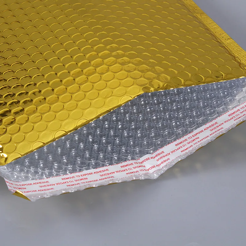 Packaging Shipping Bubble Mailers gold paper Padded Envelopes Bag Mailing Envelope Gift Wrapping Storage 50pc 15*13cm |