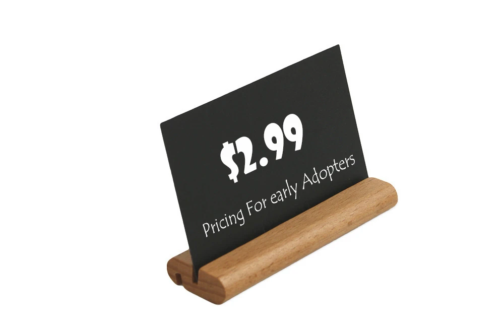 A6 таблица палатка дерева акрила меню бумажный знак держатель стенд цена билета