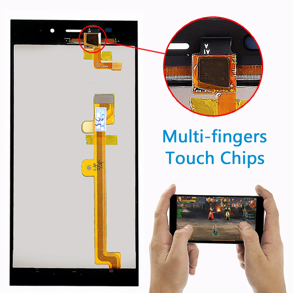 Дигитайзер в сборе с рамкой для Xiaomi 3 M3 Mi3 WCDMA 5 0 дюйма|Экраны мобильных телефонов| |