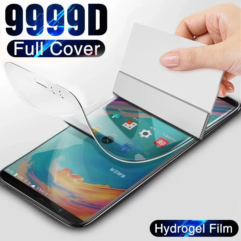 Гидрогелевая пленка для OnePlus 6 T 7 8 9 Pro полное покрытие мягкая защитная экрана Oneplus
