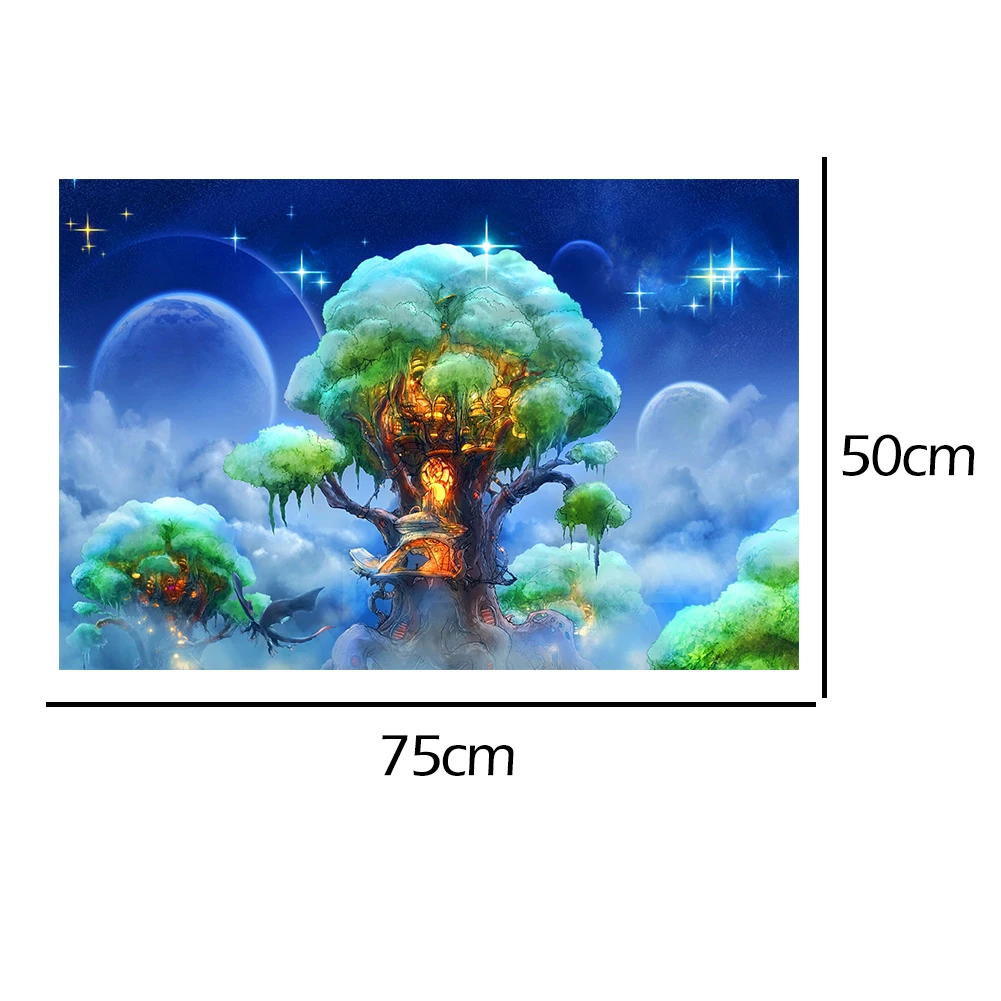 

Educational Jigsaw Toys 1000pcs DIY Fantasy Still Life Puzzle for Kids Adults with Bedroom Decoration Stickers