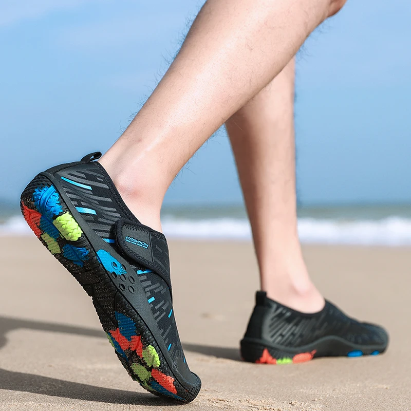 Waterproof Hiking Shoes For Women Man Breathable Quick Dry Climbing Sneakers Outdoor Sports Water Shoes Upstream Beach Non-slip