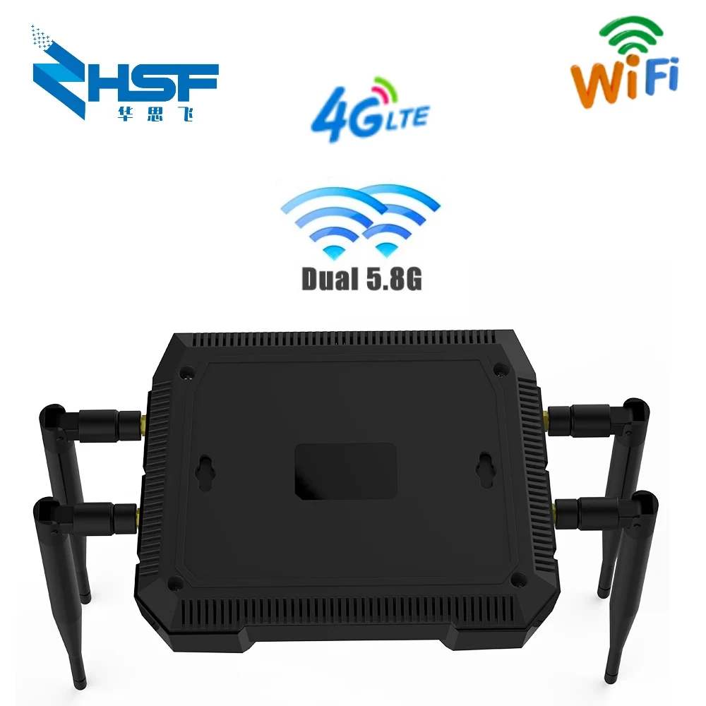 1200Mbps wireless router 2.4G 5G gigabit with SIM card slot 11AC external antenna wifi repeater mesh Wi-Fi LTE | Компьютеры и офис