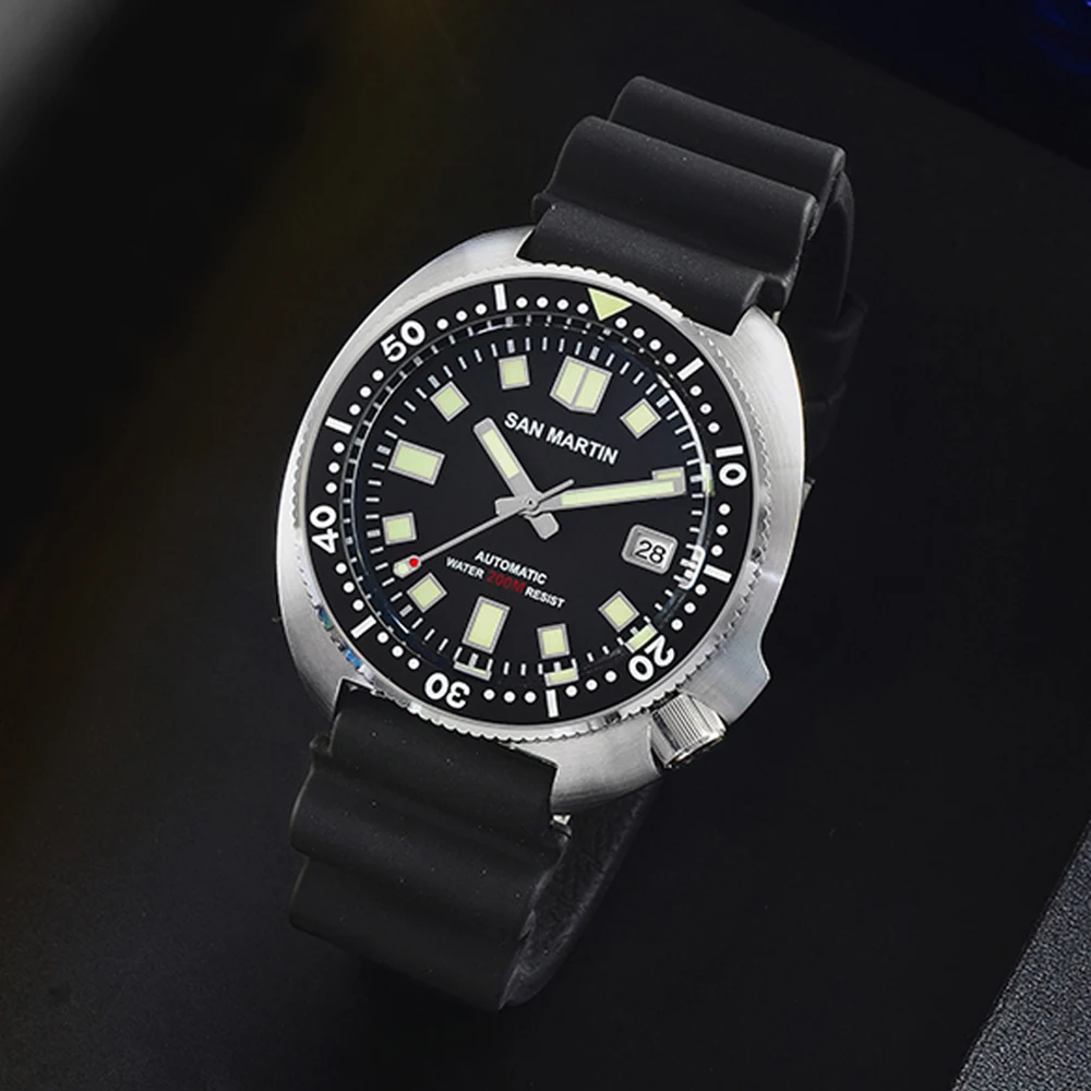 Часы наручные San Martin Tuna 6105 Мужские автоматические спортивные брендовые роскошные