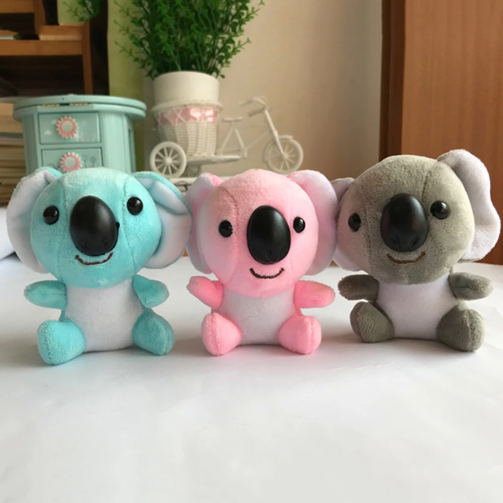 10 см милая мини фотополимерная пушистая кукла животное брелок подвеска для