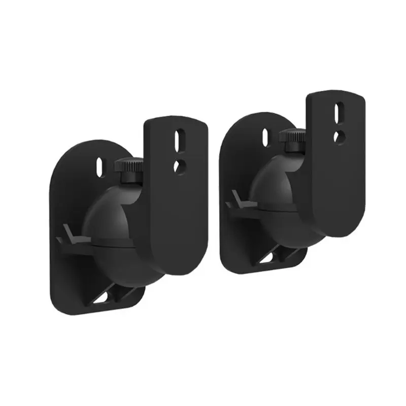 

1 Pair Wall Mounted Speaker Bracket Ceiling Stand Clamp with Adjustable Swivel Tilt Angle Rotation for Sony Speakers