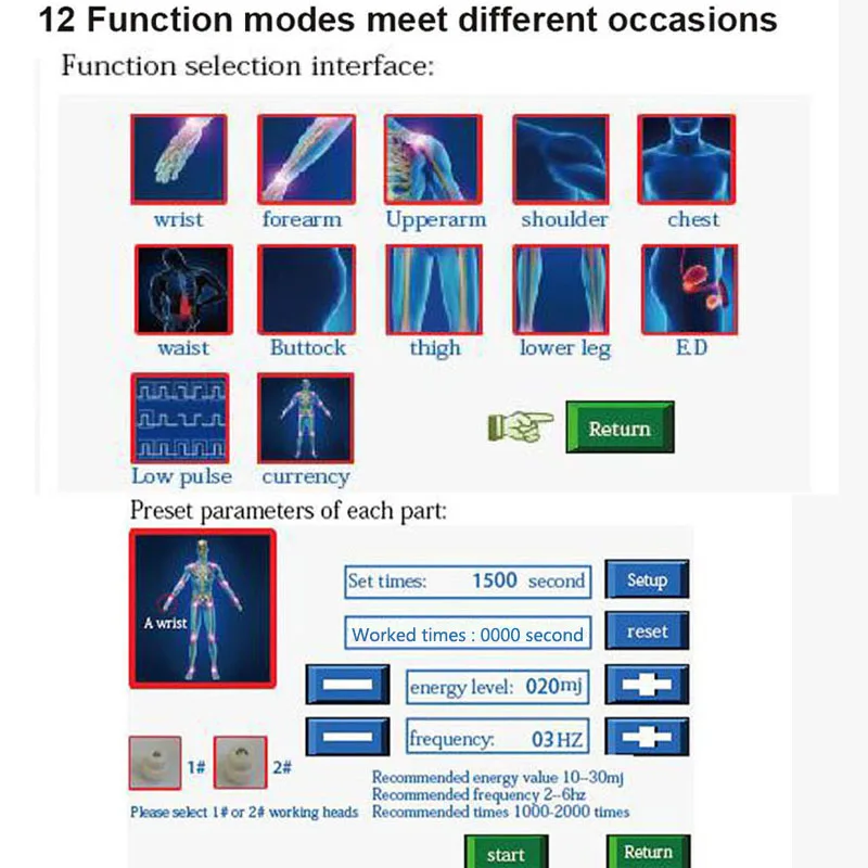 Новая Электромагнитная экстракорпоральная ударно волновая терапевтическая