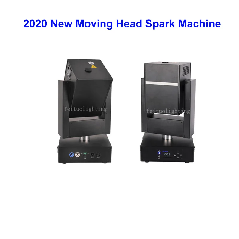

2020 New Safety Moving Head Spark Machine Dmx Wireless Remote Control Cold Fireworks 1- 5m Adjust Jet Height Wedding Fireworks